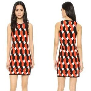 NWOT rag & bone Olympia Dress Orange Black Halloween